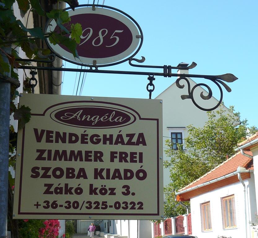 Angéla Vendegház Hotel Tokaj Exterior foto